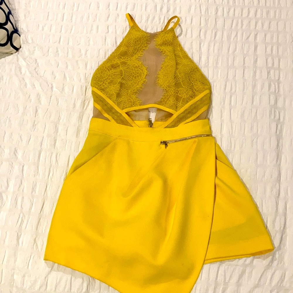 Vintage yellow romper from Kardashian DASH store